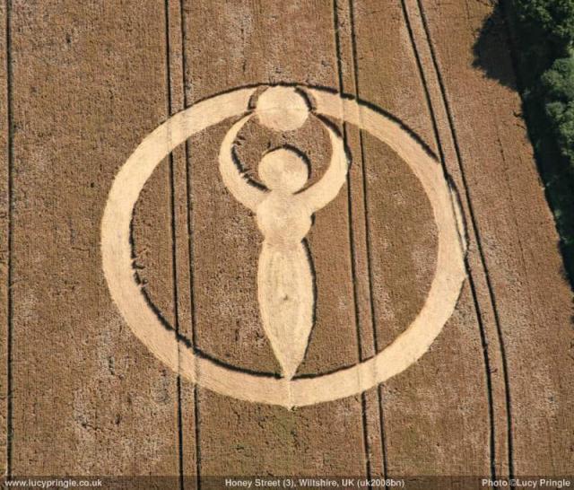 goddess crop circle…